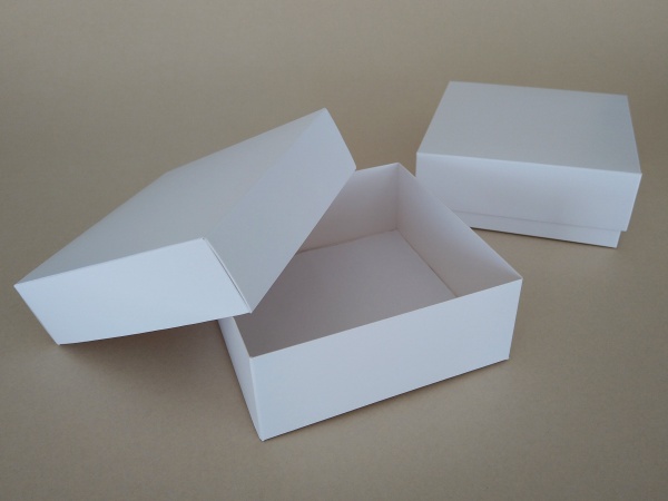 50 Cajas Blancas con Tapa y Base Reforzada T5400Z (30x18x10) - Por
